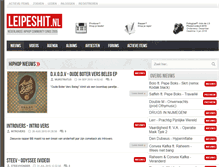 Tablet Screenshot of leipeshit.nl